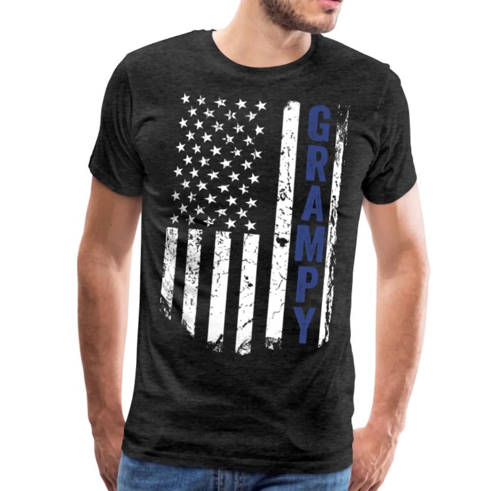 American Flag Grampy Men's Premium T-Shirt (CK1925)