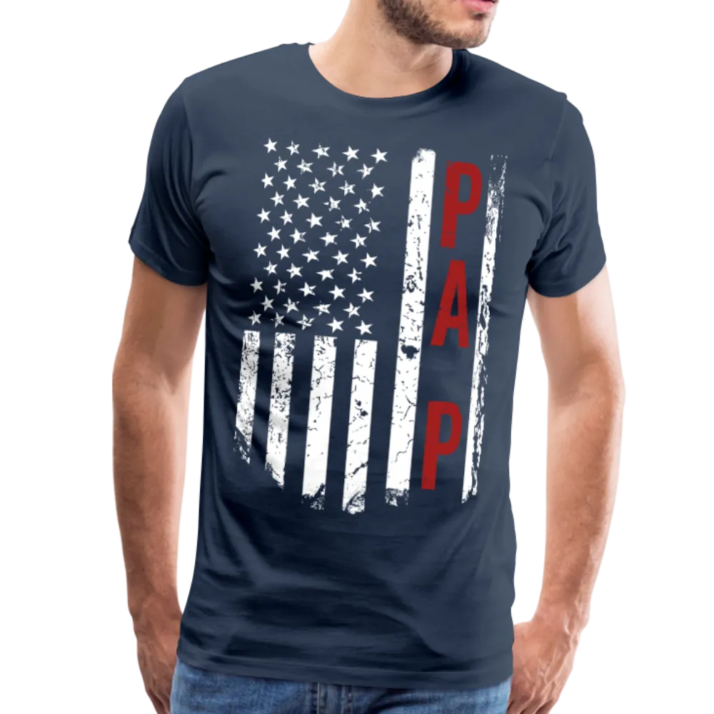 American Flag Pa P Men's Premium T-Shirt (CK1898)
