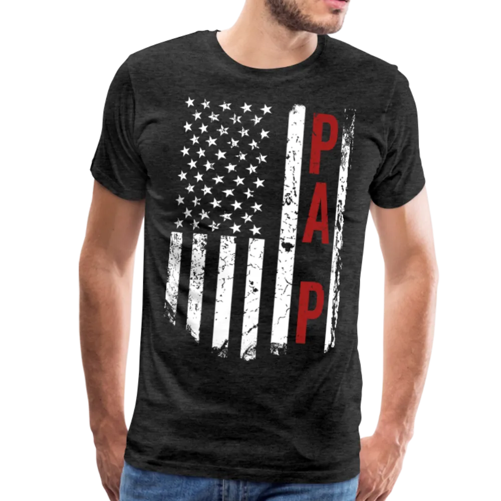 American Flag Pa P Men's Premium T-Shirt (CK1898)