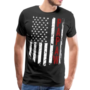 American Flag Papaw Men's Premium T-Shirt (CK1899)