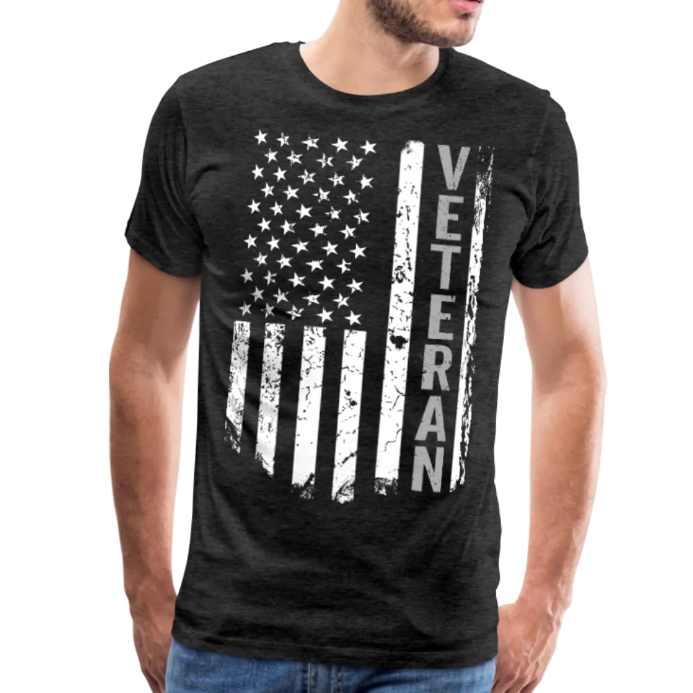 American Flag Veteran Men's Premium T-Shirt (CK1896)