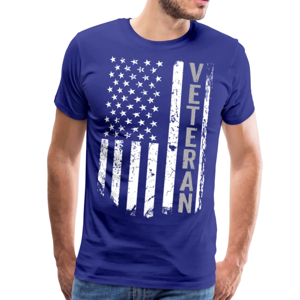American Flag Veteran Men's Premium T-Shirt (CK1896)