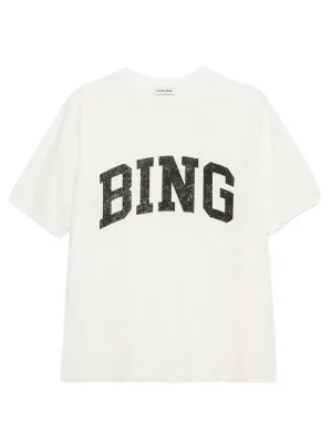Anine Bing Jaylin Tee Bing in Ivory