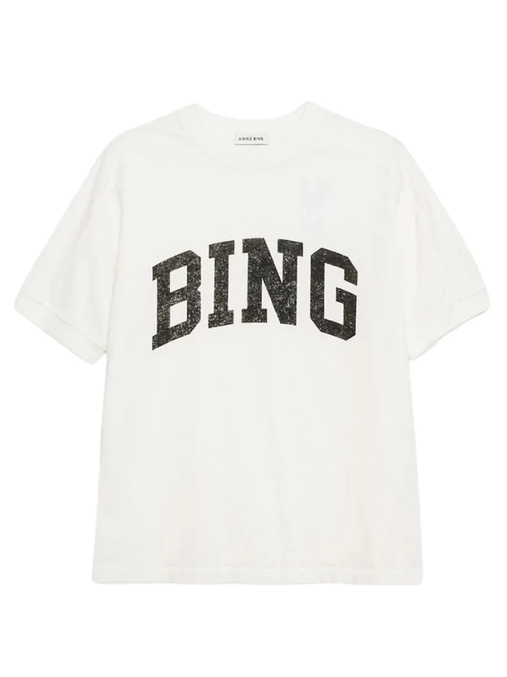 Anine Bing Jaylin Tee Bing in Ivory