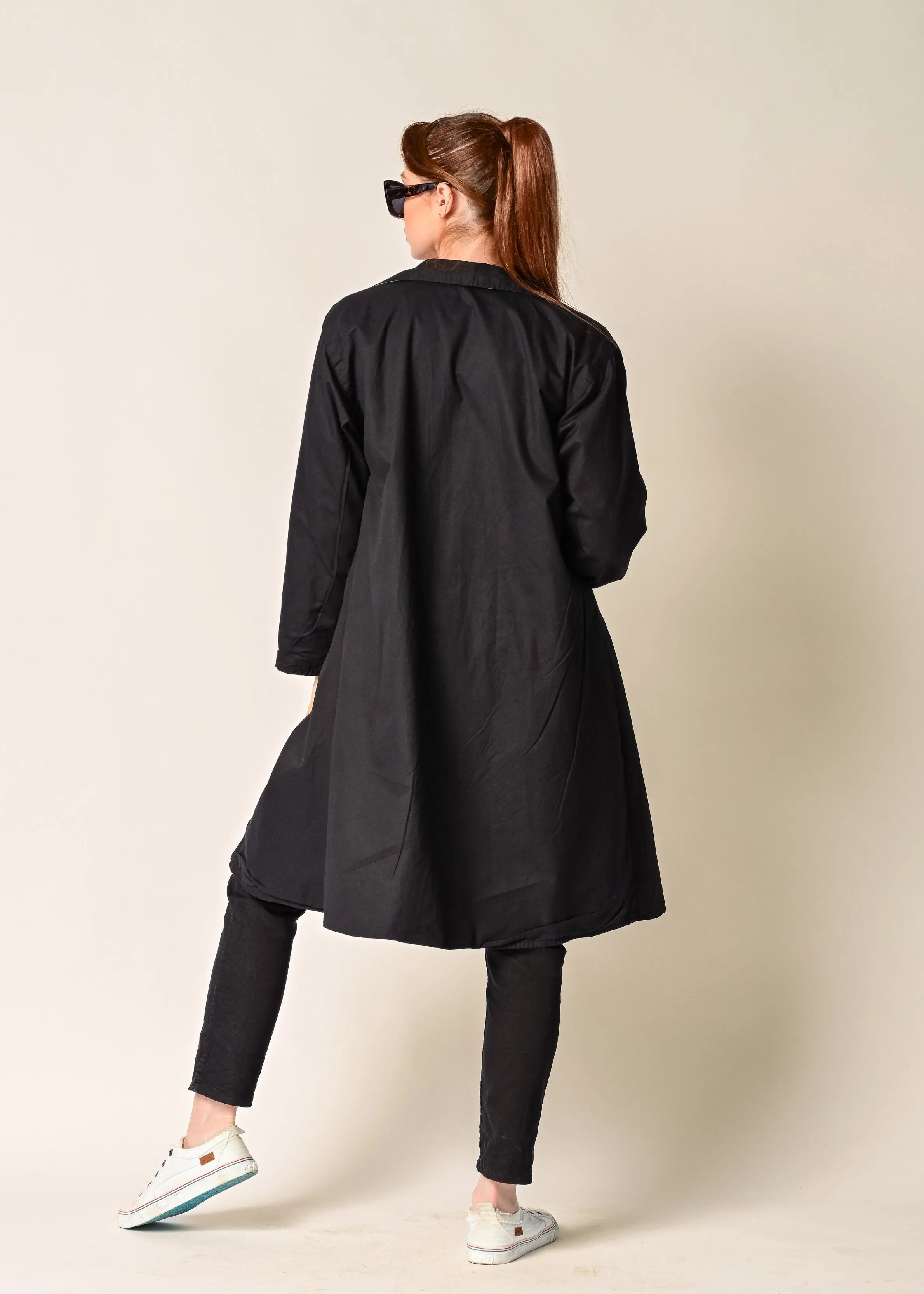 Anthea Cotton Jacket in Onyx Check