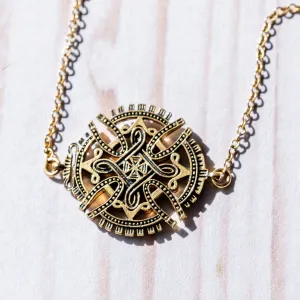Axum Cross - Antique 14K Gold Plated | 3-IN-1