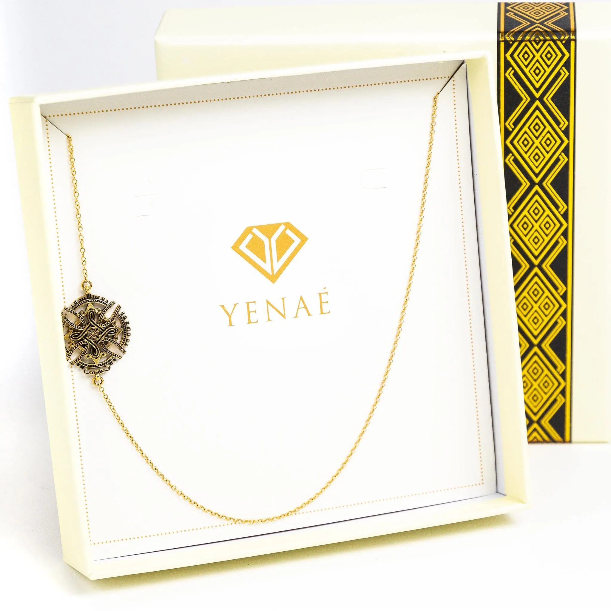 Axum Cross - Antique 14K Gold Plated | 3-IN-1