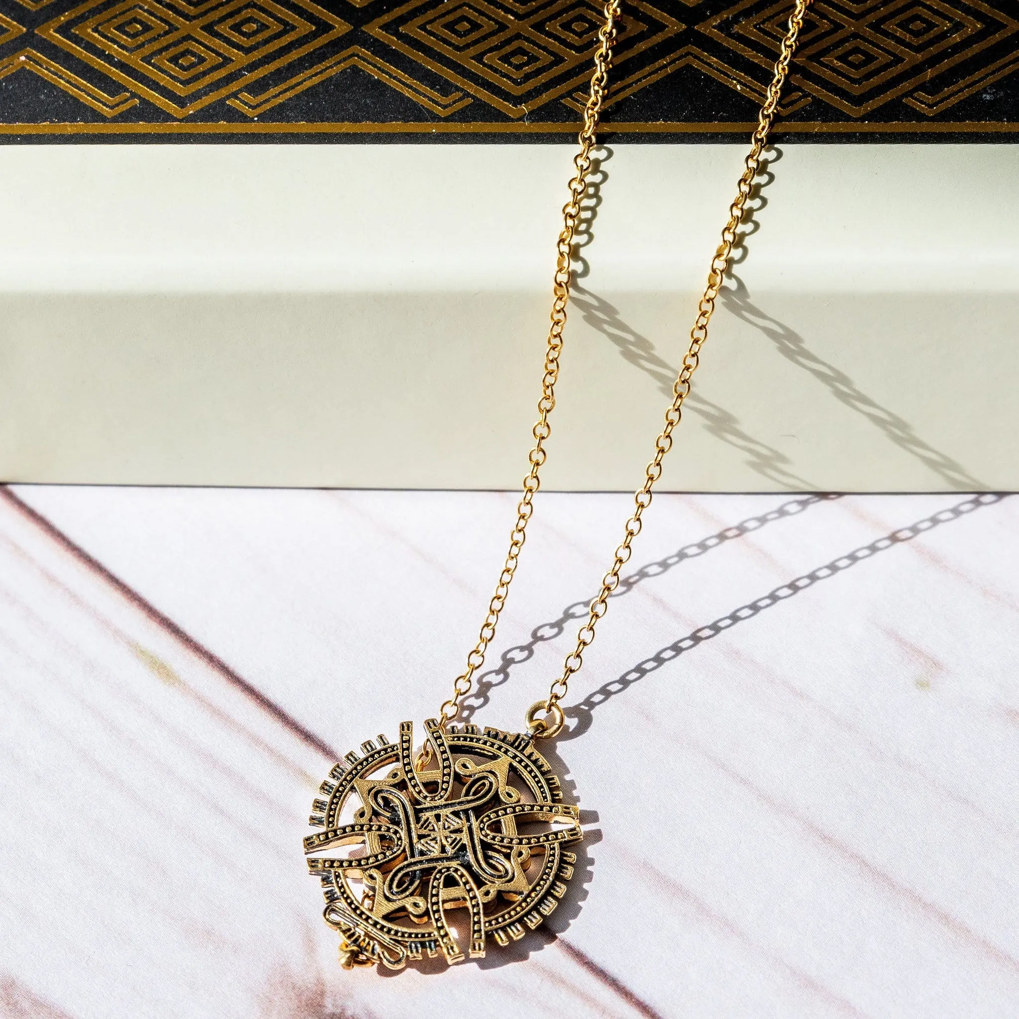Axum Cross - Antique 14K Gold Plated | 3-IN-1