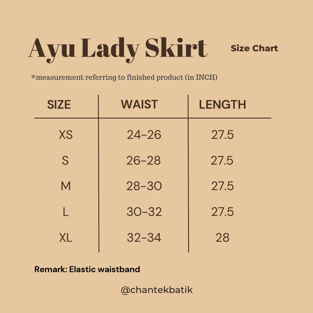 Ayu Lady Midi Wavy Skirt 13