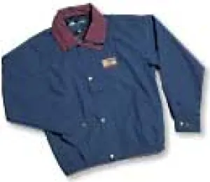 B60- BAC RETIREE JACKET - NAVY BLUE W/ BURGUNDY TRIM