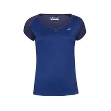 Babolat 3WP1011 4000 Play Cap Womens Sleeve Top (Estate Blue)