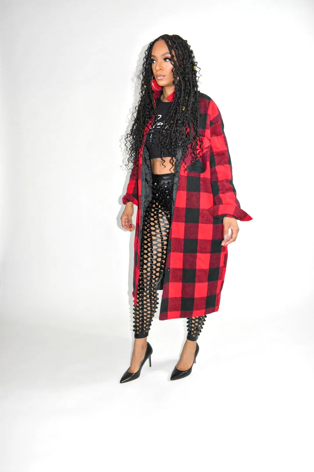 Bailee Buffalo Plaid Top/Jacket