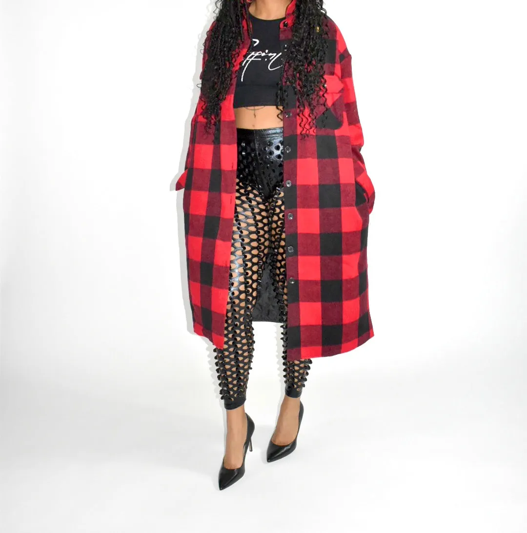 Bailee Buffalo Plaid Top/Jacket