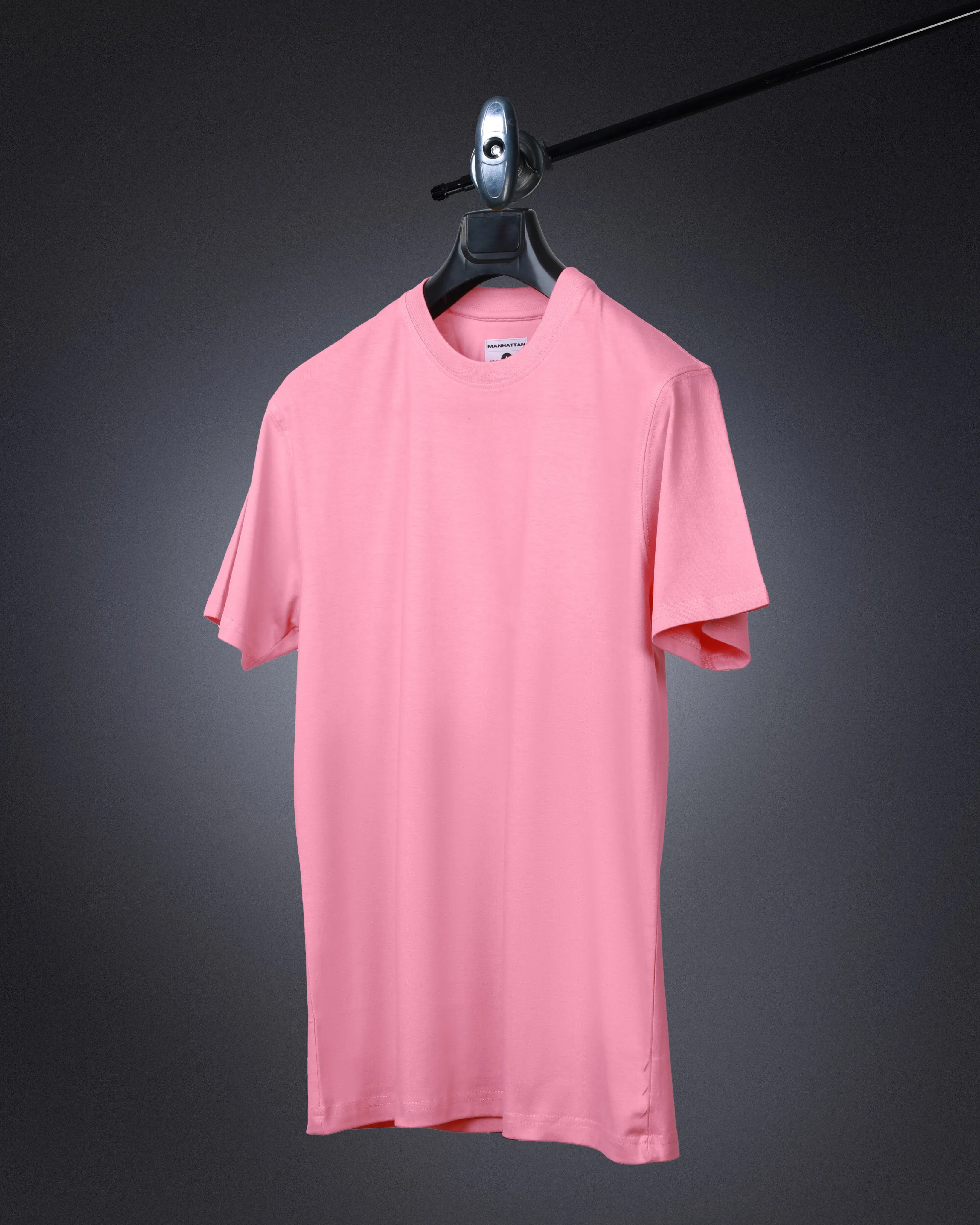 Basic Regular Fit T Shirts Unisex Cool Pink