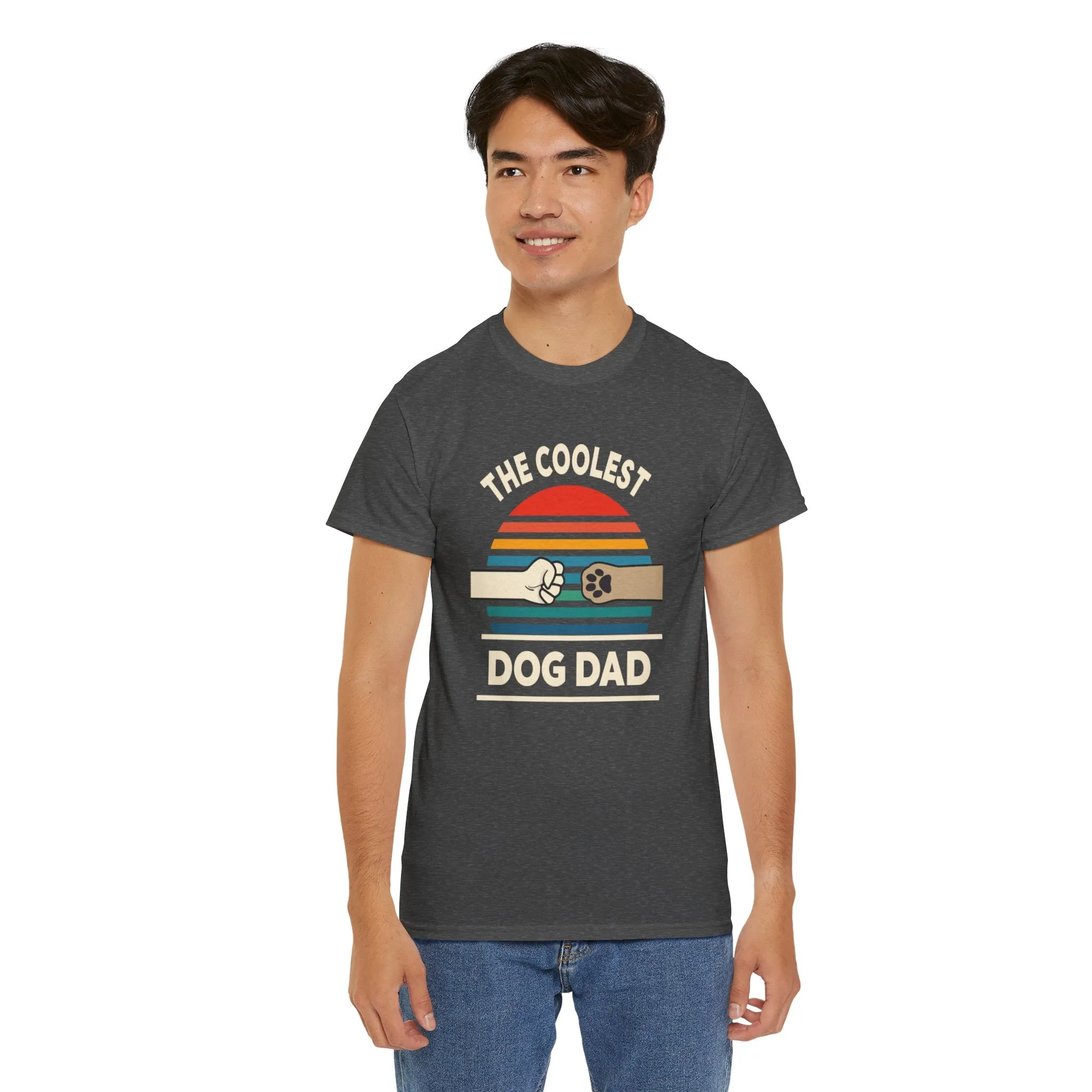 Best Dog dad ever  Cotton Tee