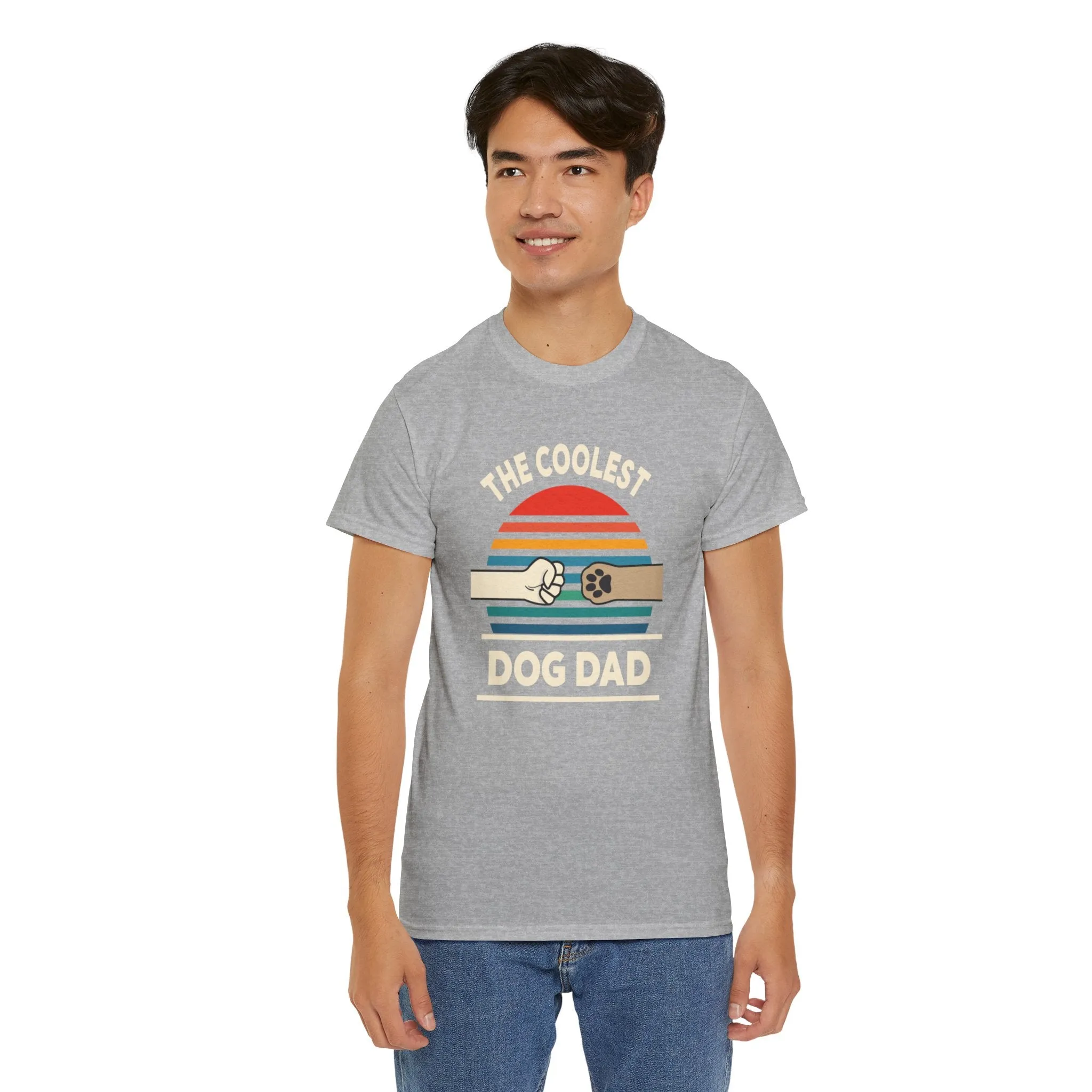 Best Dog dad ever  Cotton Tee