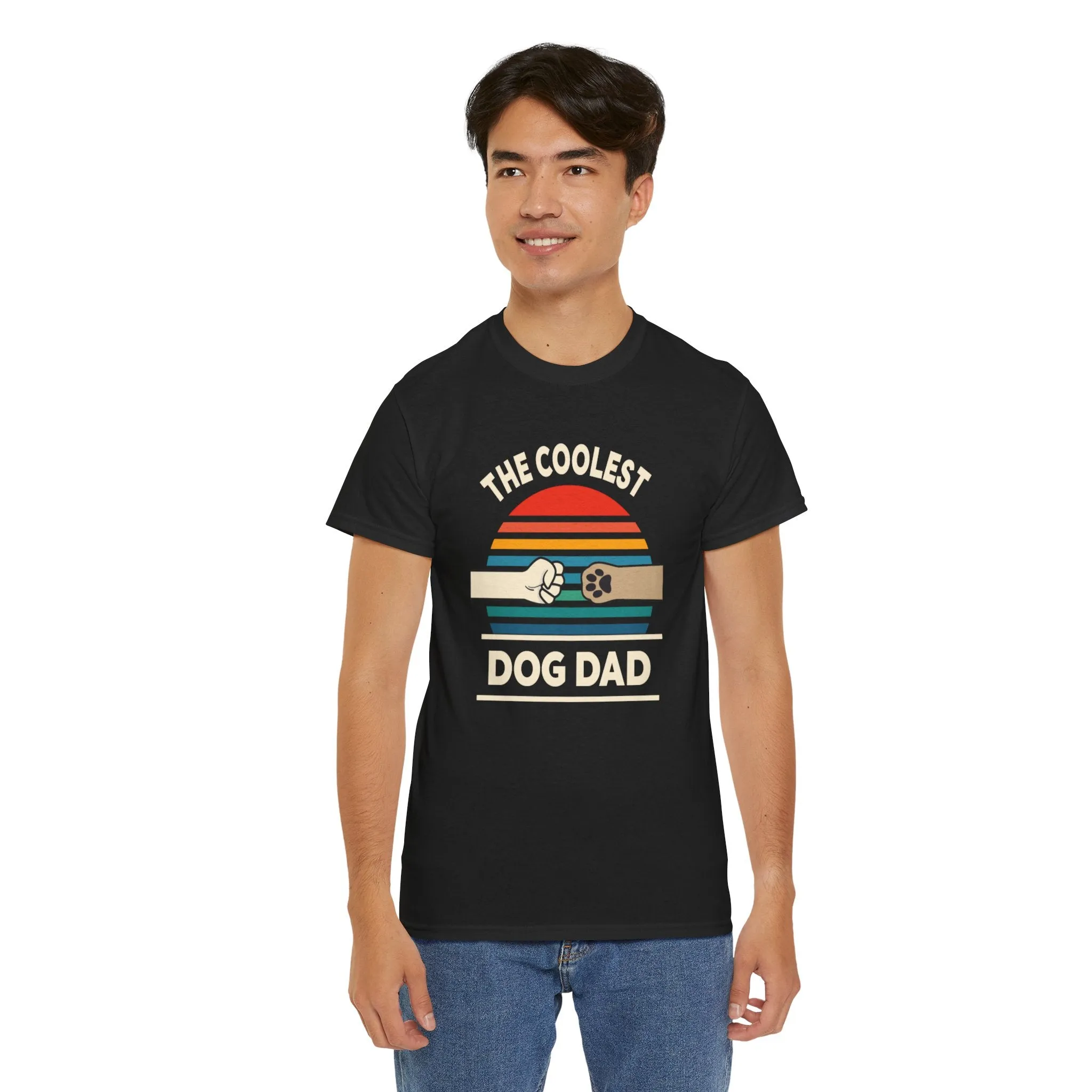 Best Dog dad ever  Cotton Tee