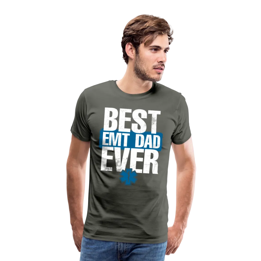 Best EMT Dad Ever Men's Premium T-Shirt (CK1850)