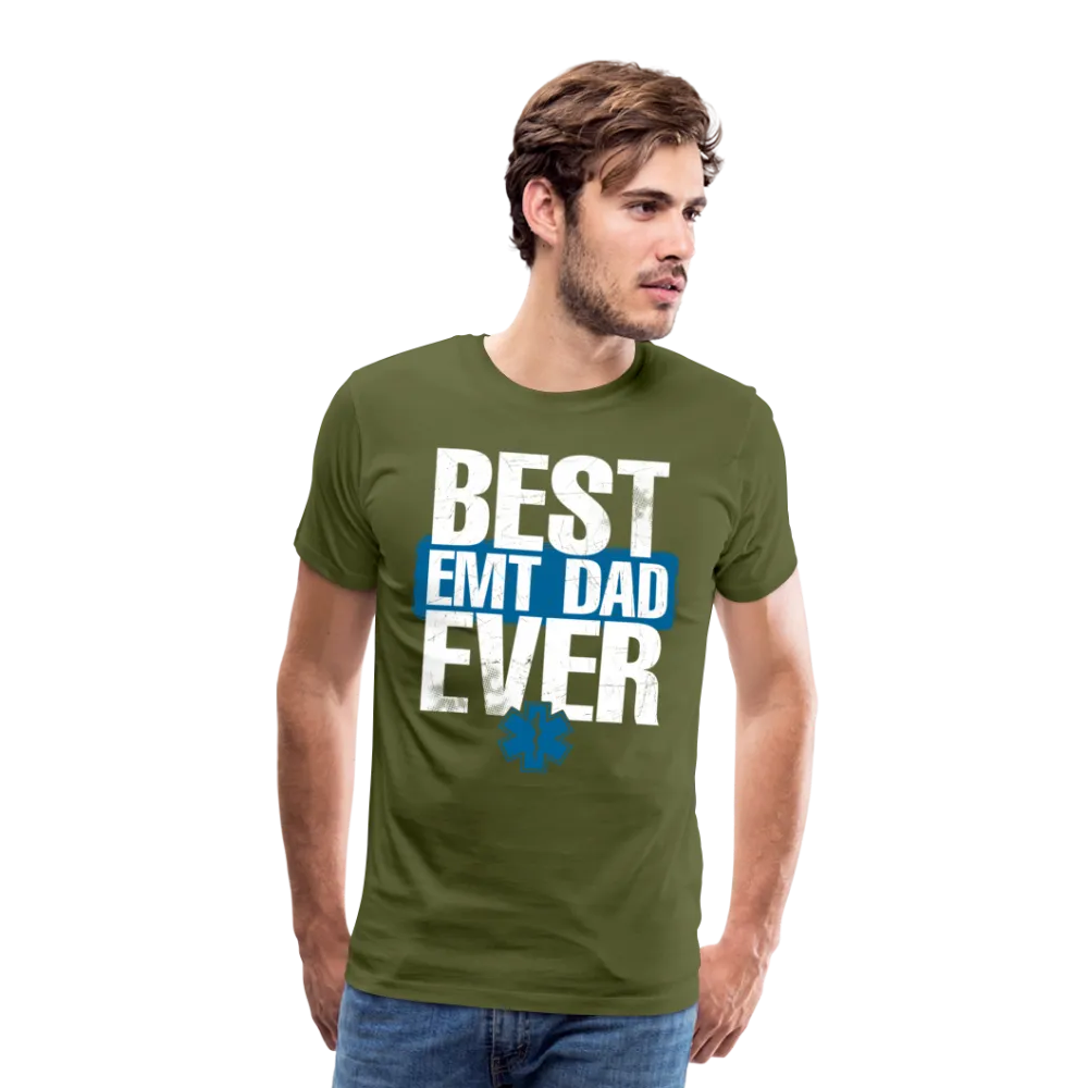 Best EMT Dad Ever Men's Premium T-Shirt (CK1850)