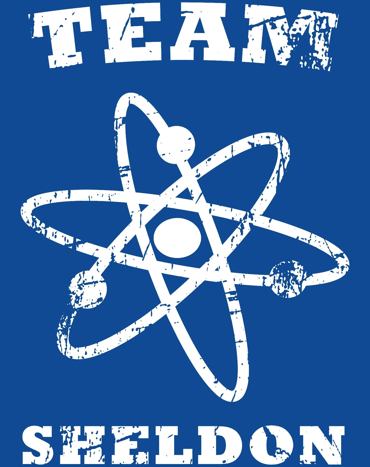 Big Bang Theory  Logo Team Sheldon Atom Official Women's T-shirt
