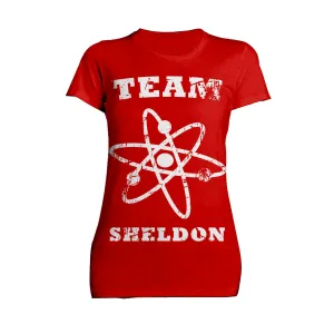 Big Bang Theory  Logo Team Sheldon Atom Official Women's T-shirt