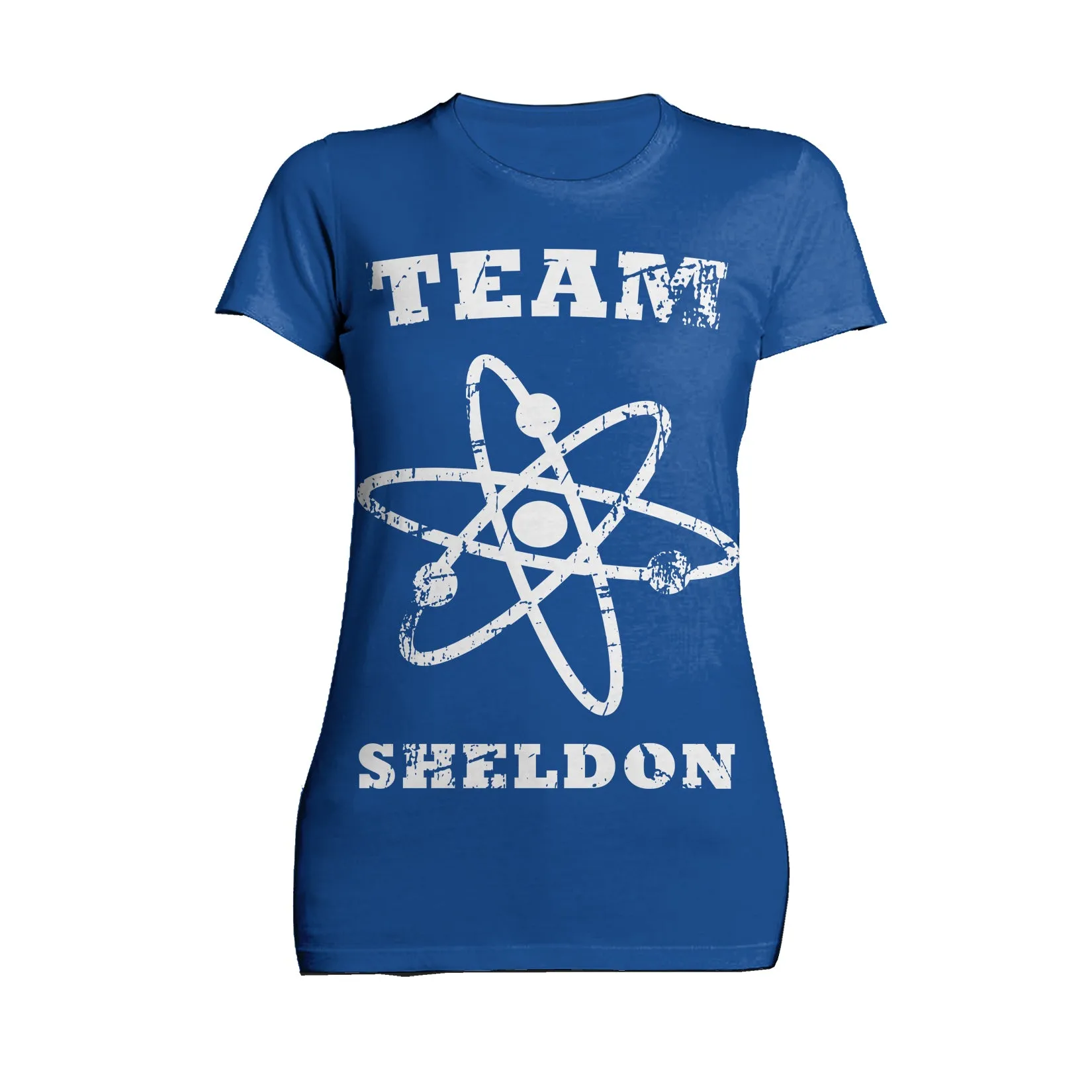 Big Bang Theory  Logo Team Sheldon Atom Official Women's T-shirt