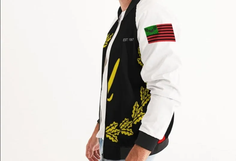 Black American Heritage Flag Men's Bomber Jacket