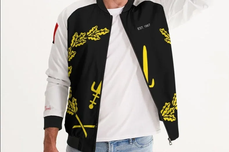 Black American Heritage Flag Men's Bomber Jacket