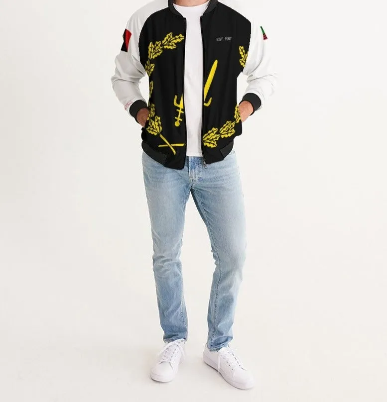 Black American Heritage Flag Men's Bomber Jacket