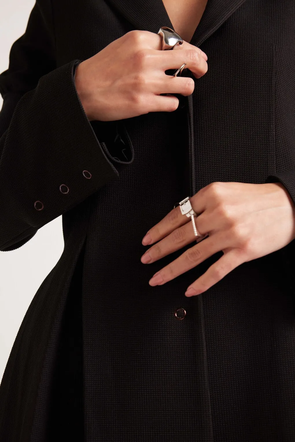 Black Pep'lum Pulse Blazer
