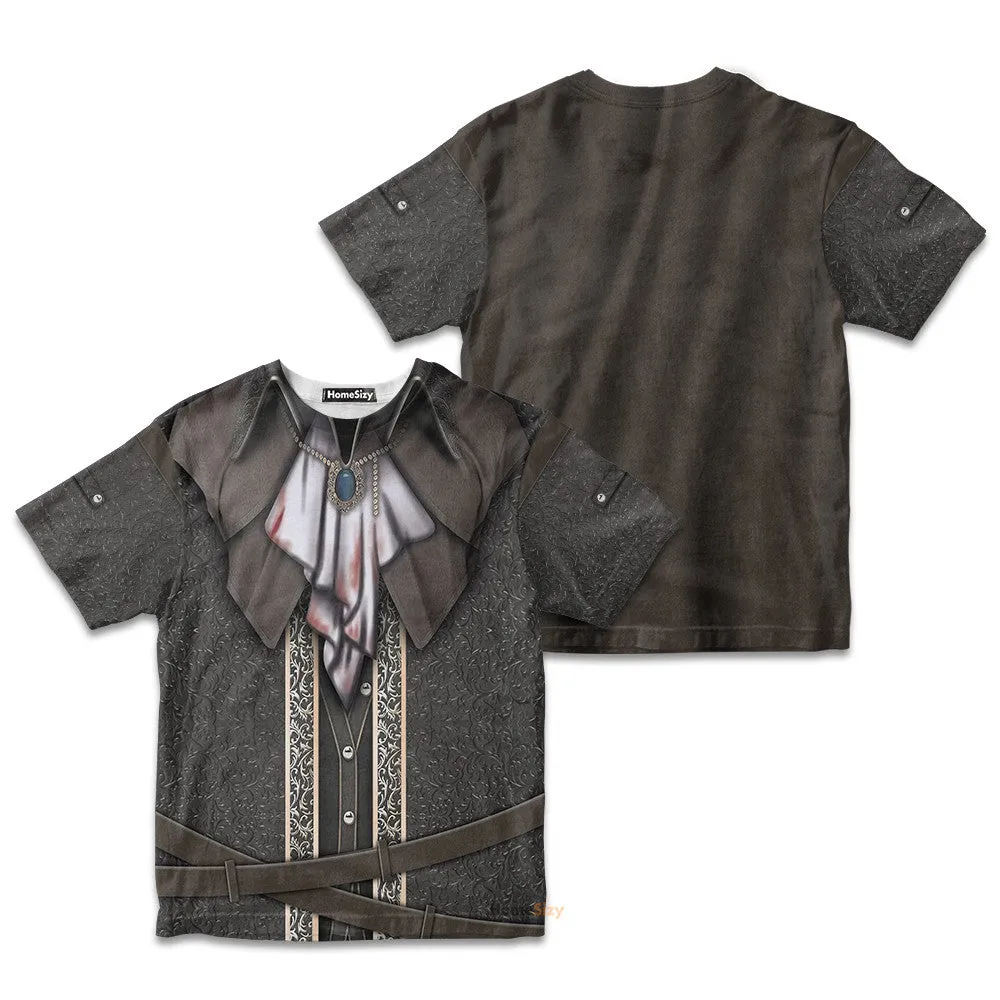Bloodborne Lady Maria Hunter Custom Cosplay Costume Kid Tshirt QT206132Hf