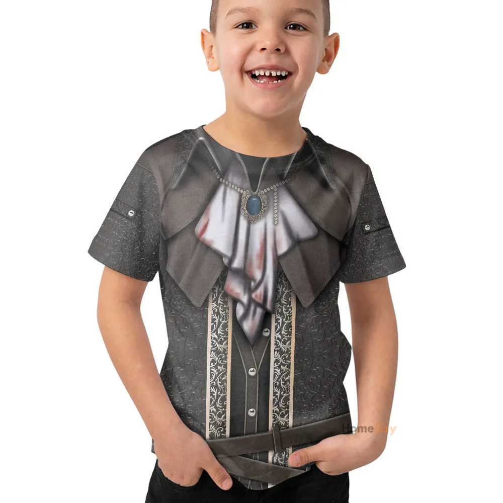 Bloodborne Lady Maria Hunter Custom Cosplay Costume Kid Tshirt QT206132Hf