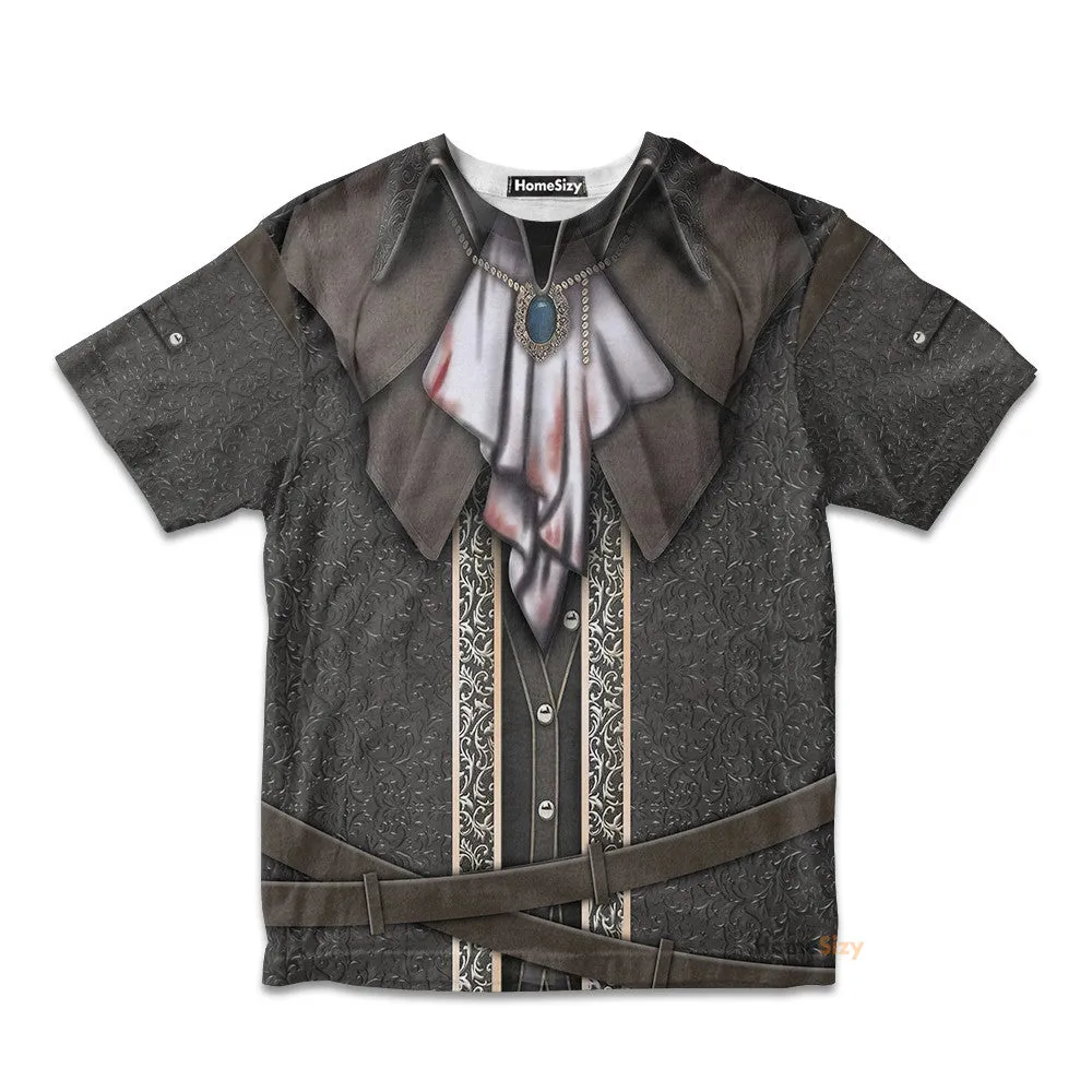 Bloodborne Lady Maria Hunter Custom Cosplay Costume Kid Tshirt QT206132Hf