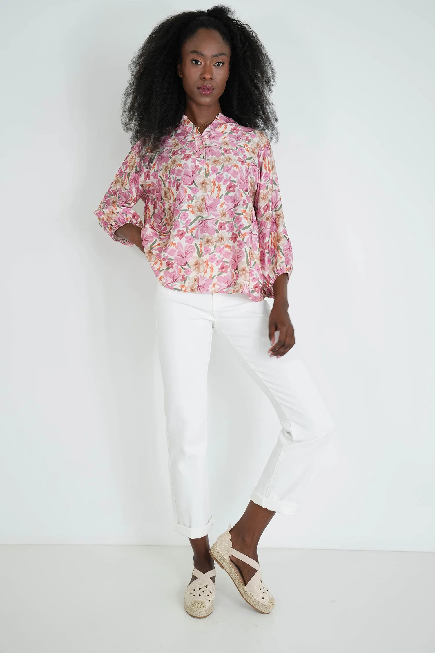 Blush Floral Anabel Blouse