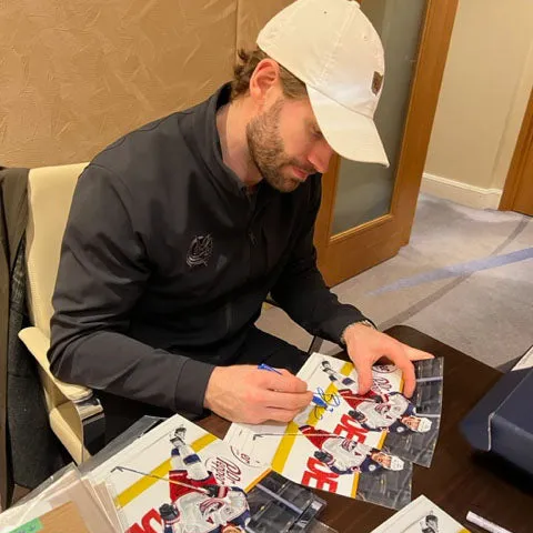 Boone Jenner Autographed Columbus Blue Jackets 8X10 Photo