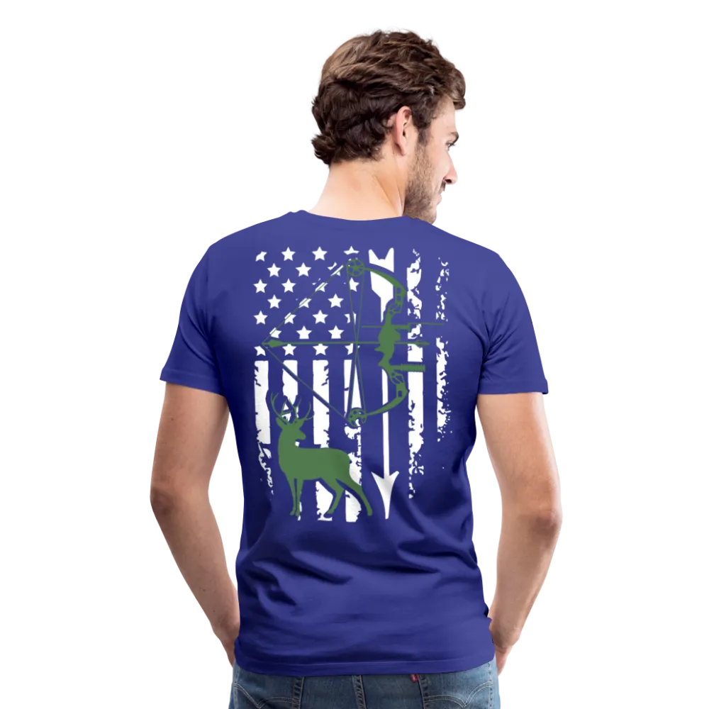 Bow Hunting Flag Men's Premium T-Shirt (KS1021)