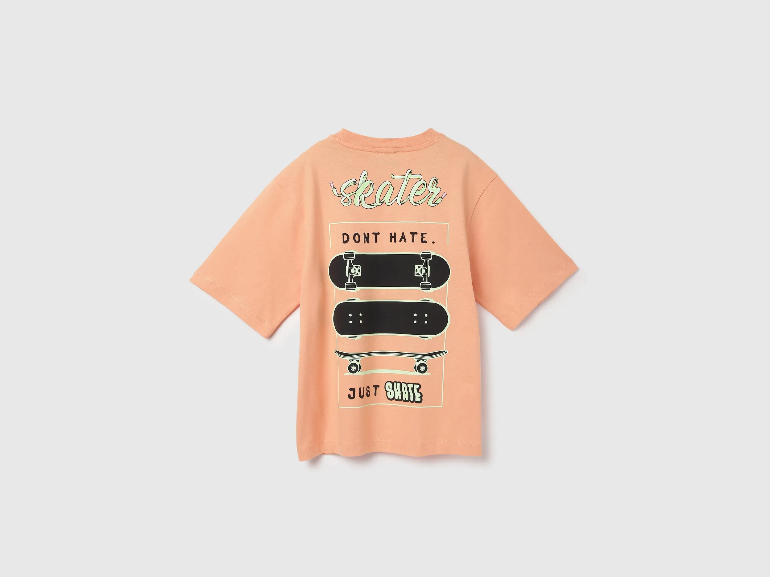 Boxy Fit Round Neck Printed T-shirts