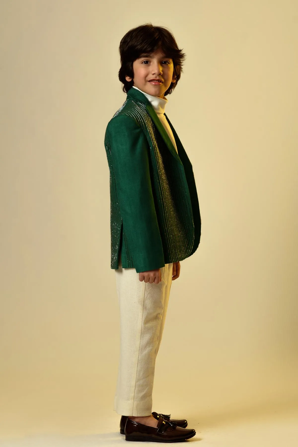 Boxy Fit Wool Blazer