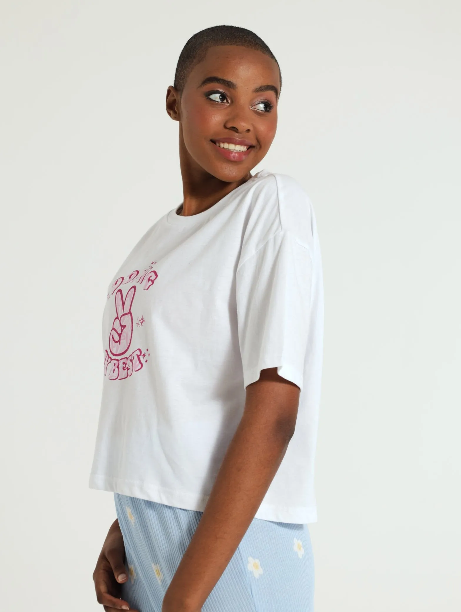 Boxy Tee - White