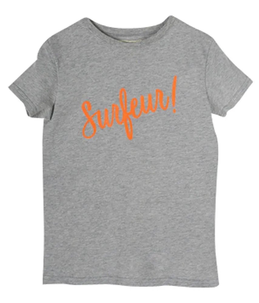 Boys Grey Perceval 'Surfeur' T Shirt
