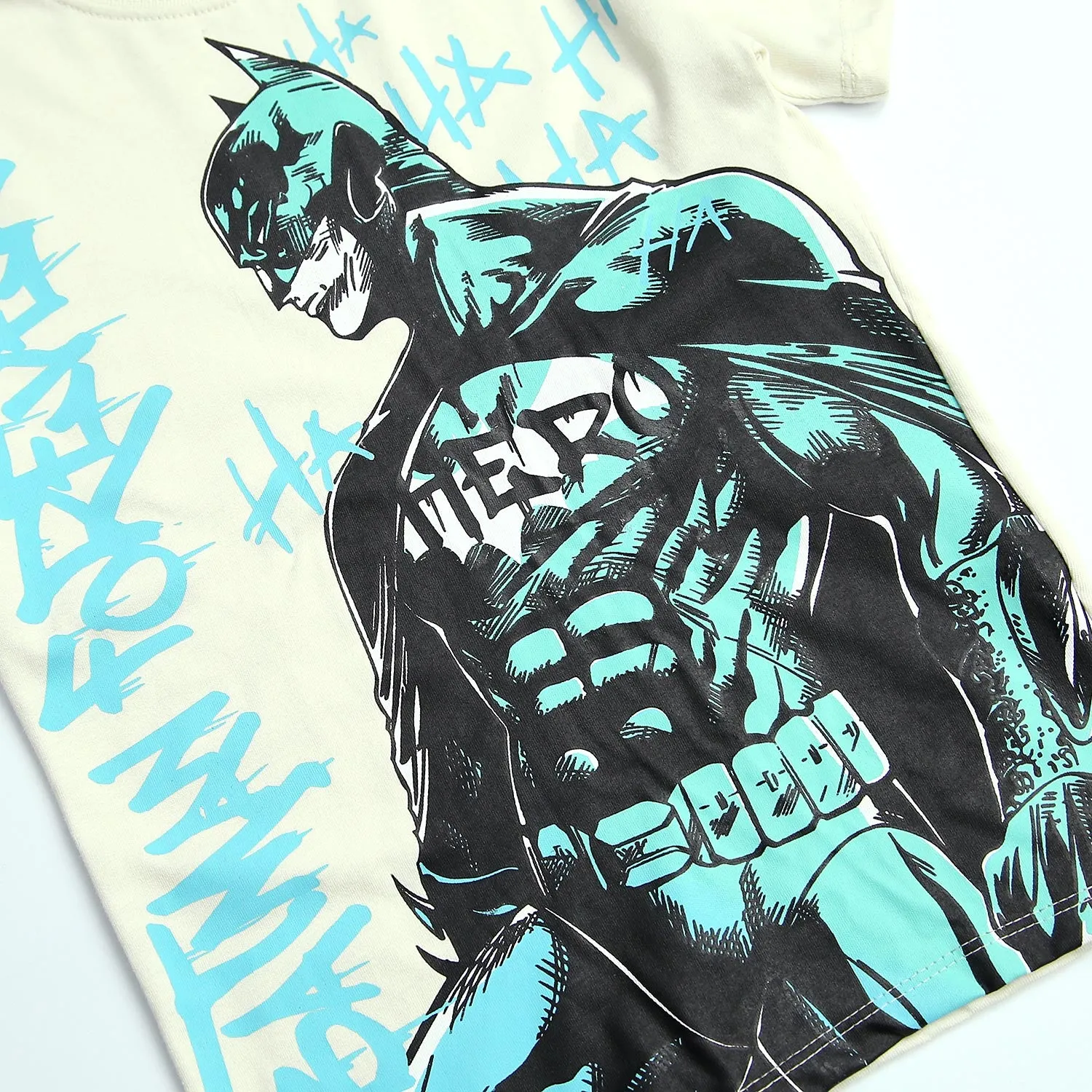 Boys Pure Cotton "Batman" Graphic T-Shirt