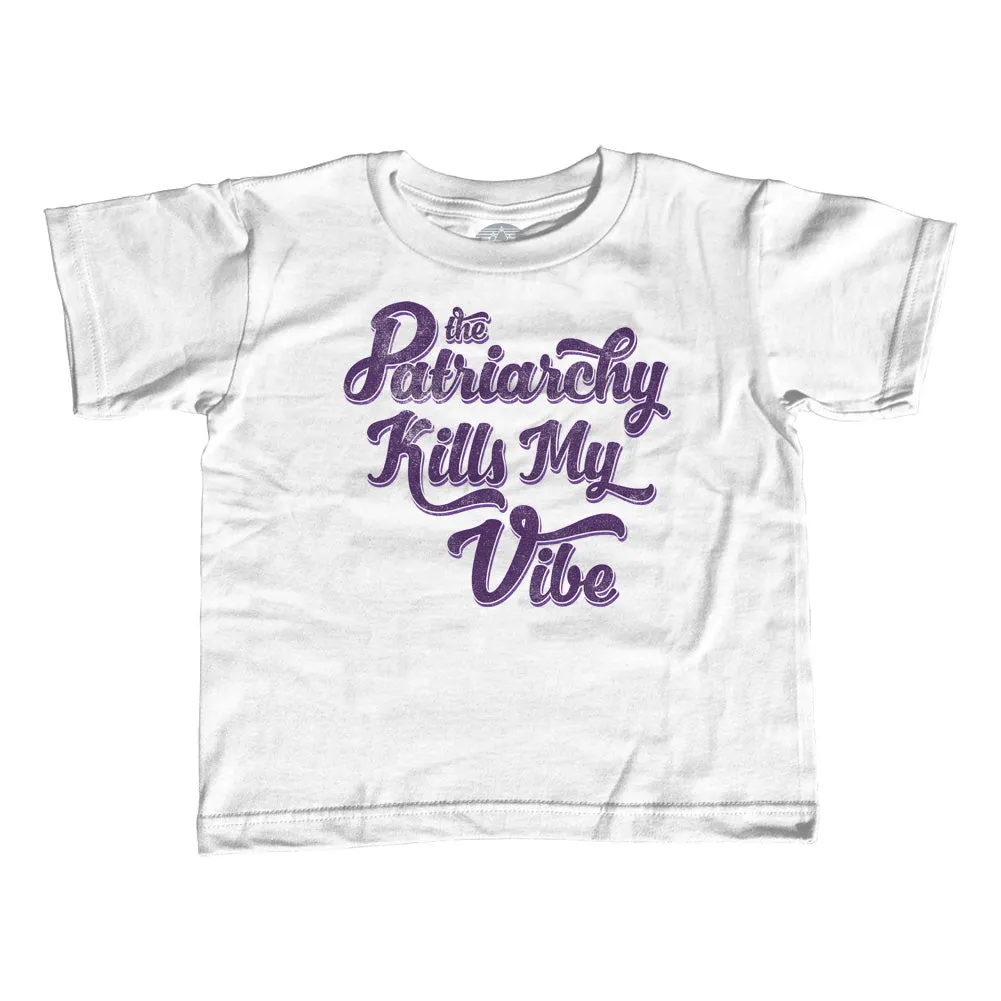 Boy's The Patriarchy Kills My Vibe Feminist T-Shirt - Feminism