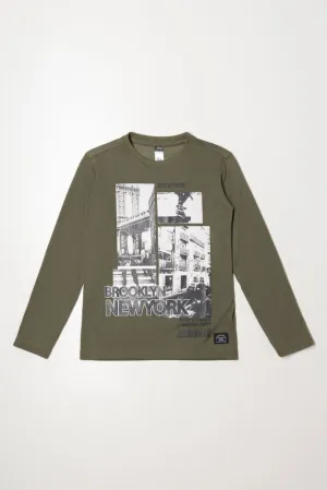 Brooklyn Long Sleeve T-Shirt Green