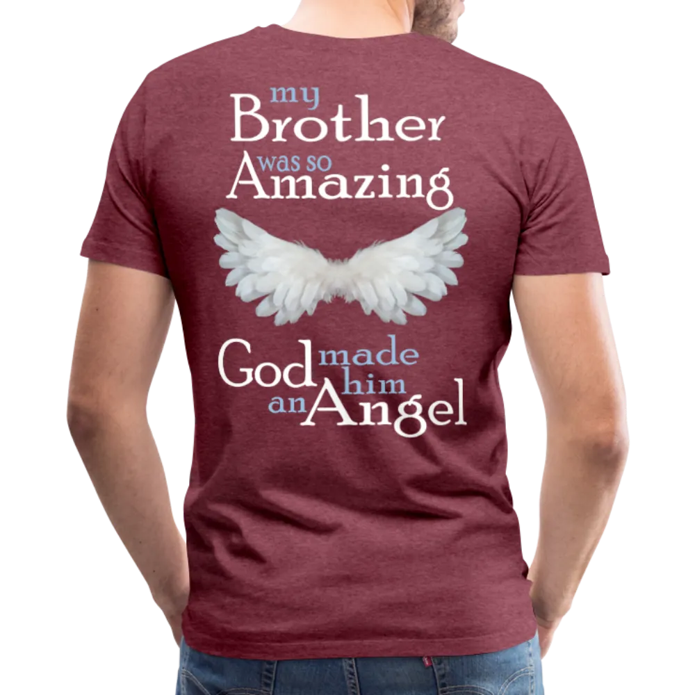 Brother Amazing Angel Men's Premium T-Shirt (CK1605)