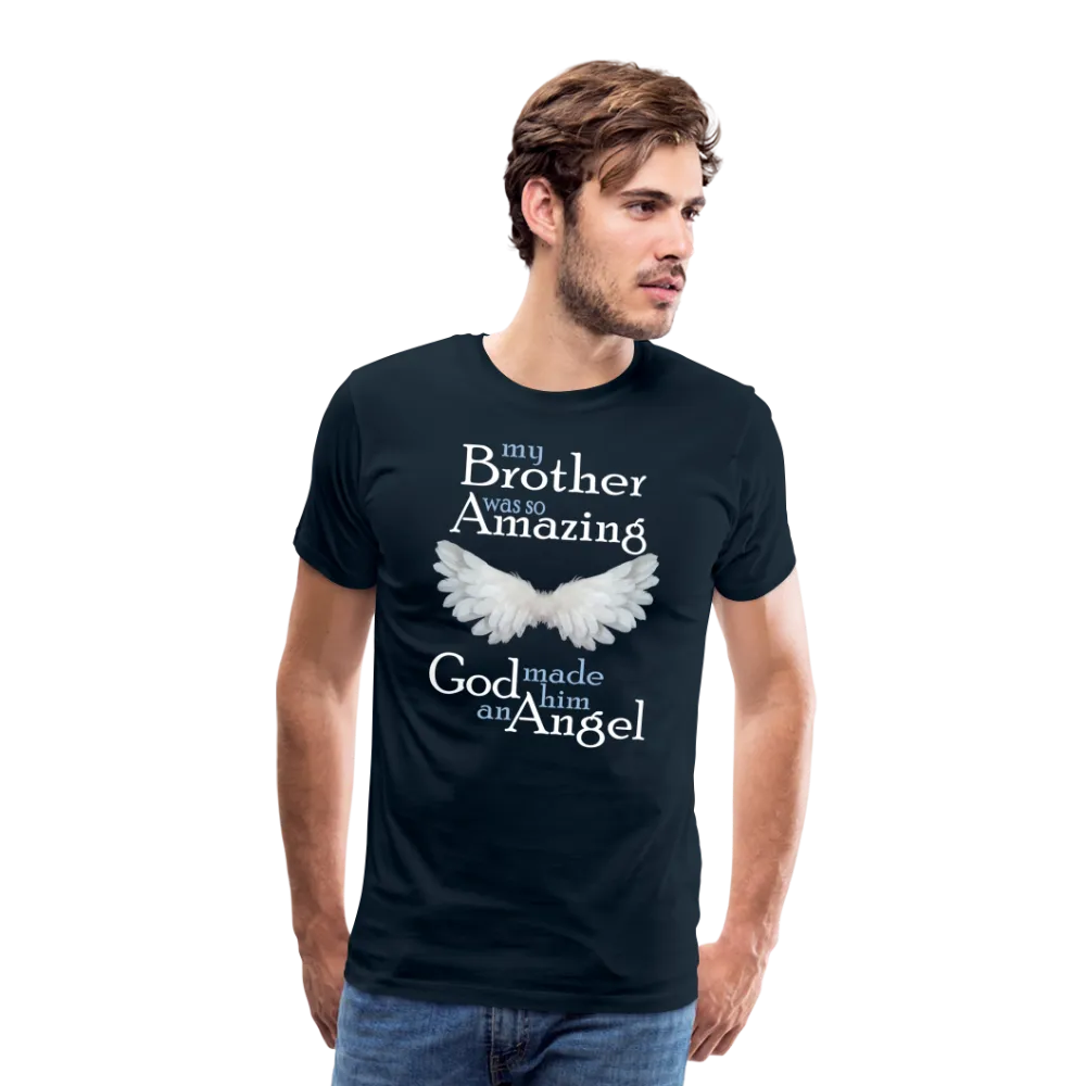 Brother Amazing Angel Men's Premium T-Shirt