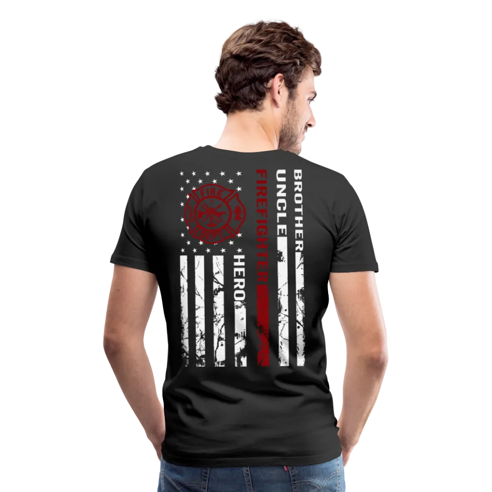 Brother Uncle Firefighter Uncle Men's Premium T-Shirt
