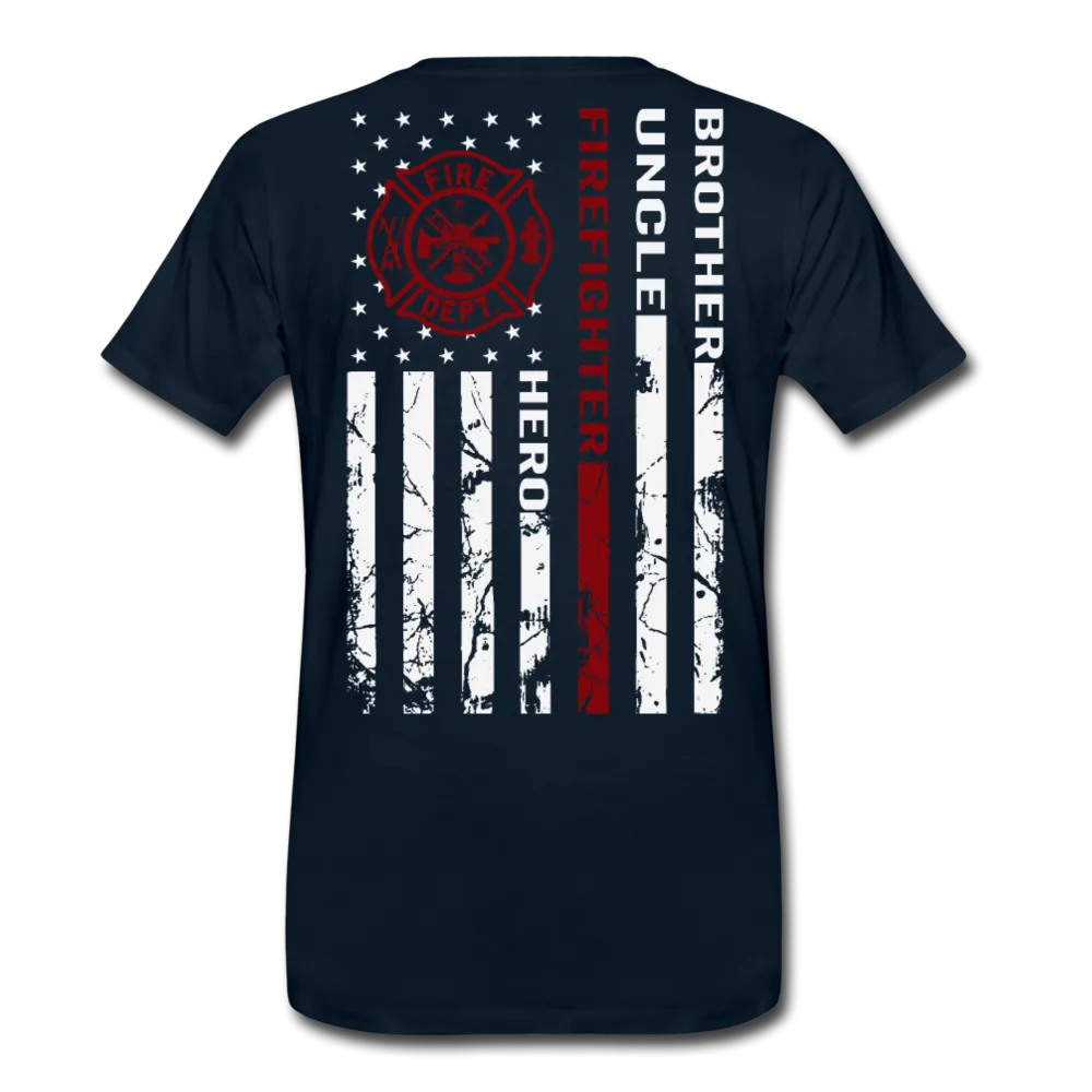 Brother Uncle Firefighter Uncle Men's Premium T-Shirt