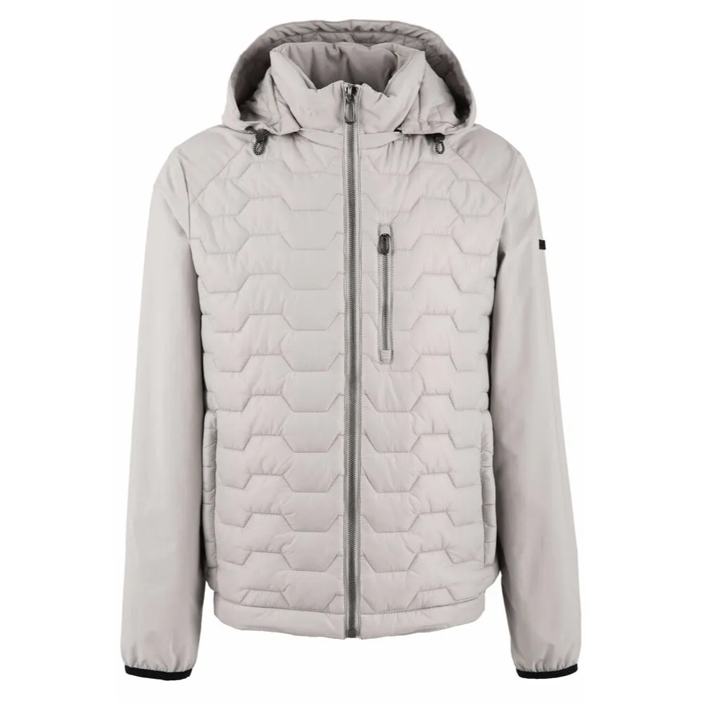 Bugatti Men's Bomber Jacket With Removable Hood