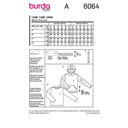 Burda Pattern 6064