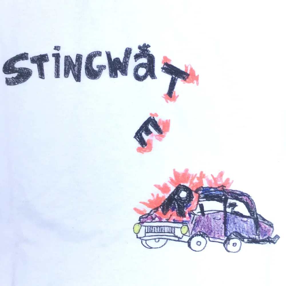 Burn It Down T Shirt White